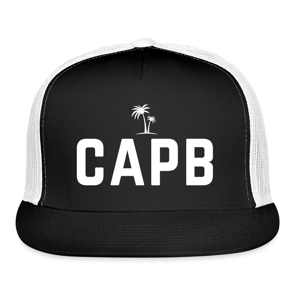 CAPB Californa Pickleball Trucker Hat - black/white