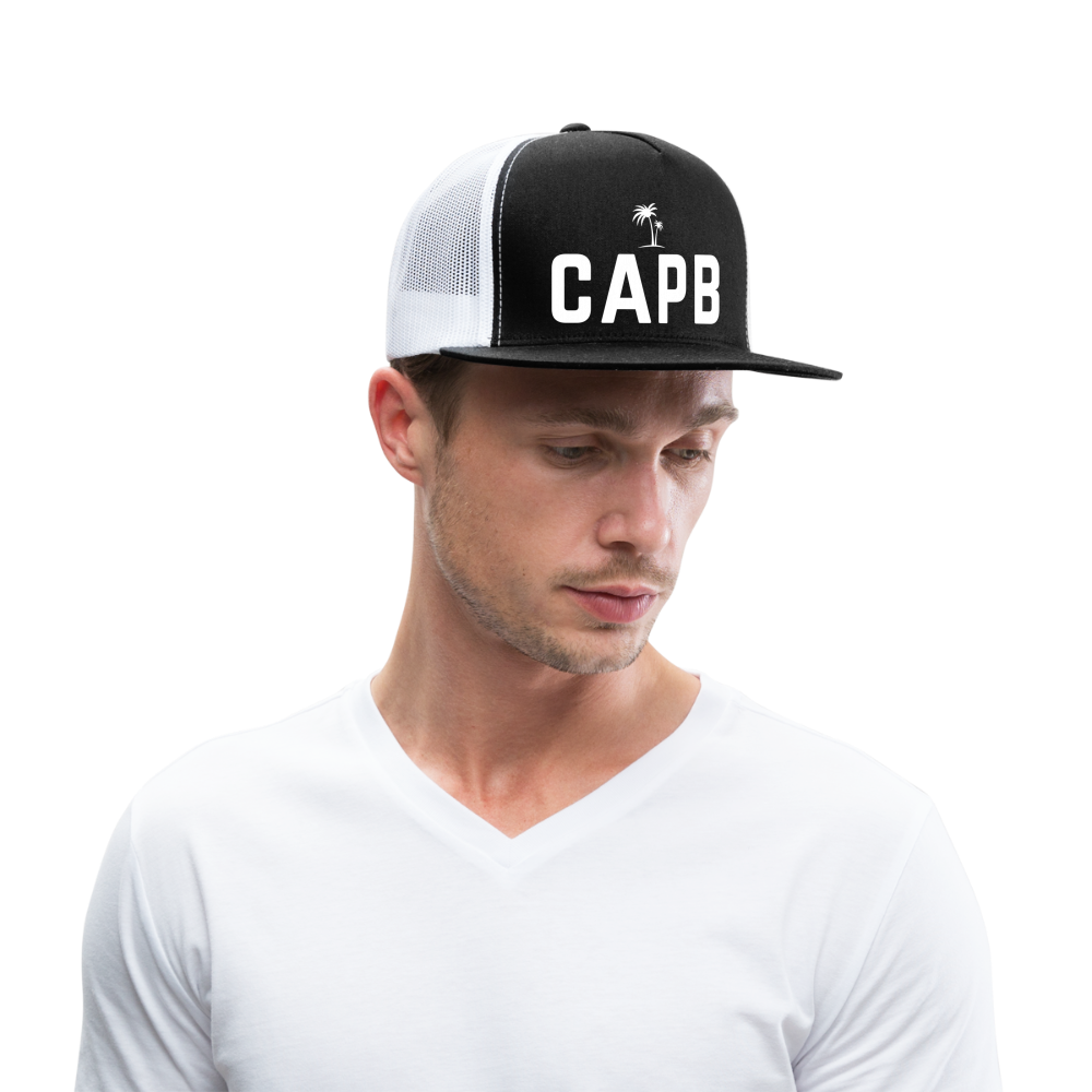 CAPB Californa Pickleball Trucker Hat - black/white