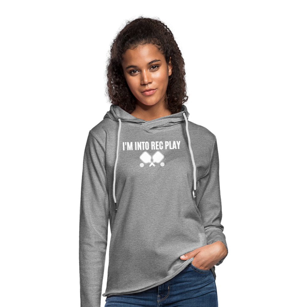 I'm Into Rec Play Lightweight Terry Hoodie - heather gray