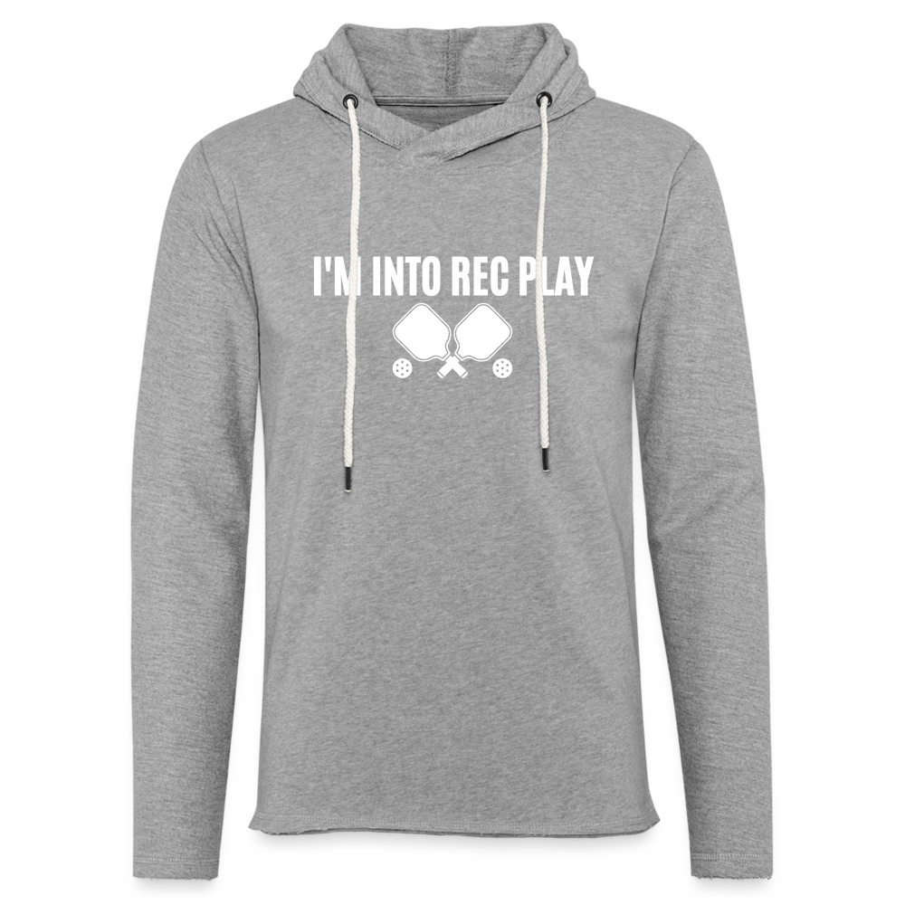 I'm Into Rec Play Lightweight Terry Hoodie - heather gray