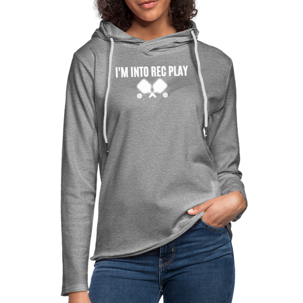 I'm Into Rec Play Lightweight Terry Hoodie - heather gray