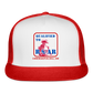 Carmen Sanz "Roar" Trucker Snapback Hat (Red White Blue) - white/red