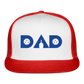 Pickleball DAD Trucker Hat (Red White Blue) - white/red