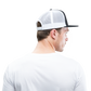 Pickleball DAD Trucker Hat (Black) - black/white