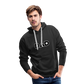 Pickleball DAD Men’s Premium Hoodie (White Outline) - black