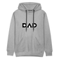 Pickleball DAD Men’s Premium Hoodie (White Outline) - heather grey