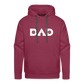 Pickleball DAD Men’s Premium Hoodie (White Void) - burgundy