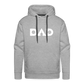 Pickleball DAD Men’s Premium Hoodie (White Void) - heather grey