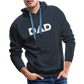 Pickleball DAD Men’s Premium Hoodie (White Void) - navy