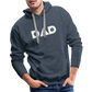 Pickleball DAD Men’s Premium Hoodie (White Void) - heather denim