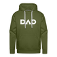 Pickleball DAD Men’s Premium Hoodie (White Void) - olive green