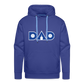 Pickleball DAD Men’s Premium Hoodie (Blue Print) - royal blue