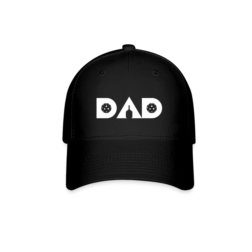 Pickleball Dad Flexfit Cap - black