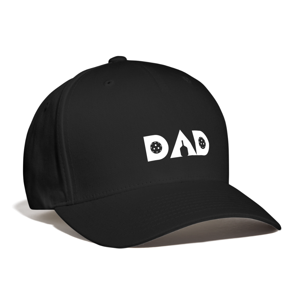 Pickleball Dad Flexfit Cap - black