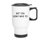 YUS Golf Travel Mug - white