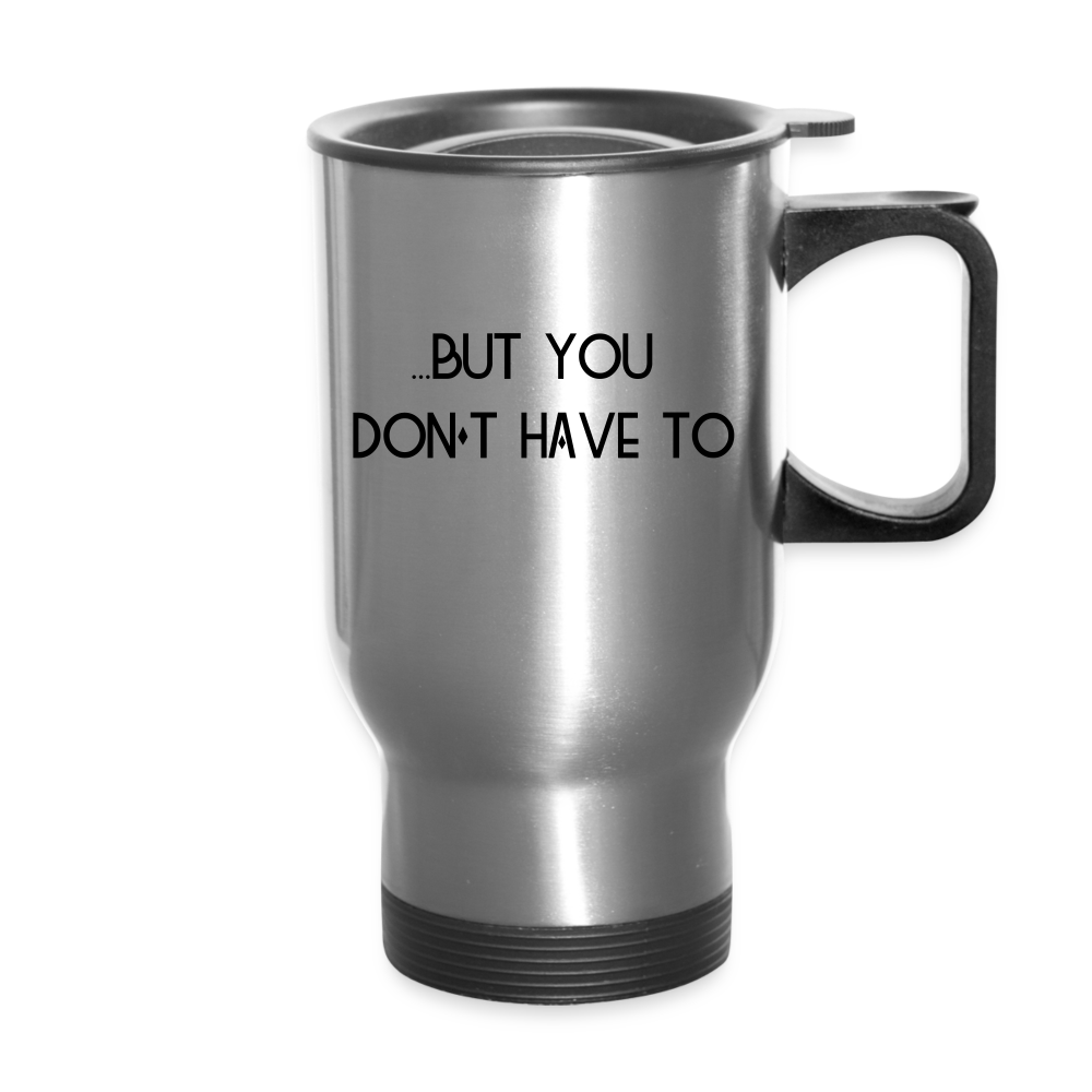 YUS Golf Travel Mug - silver