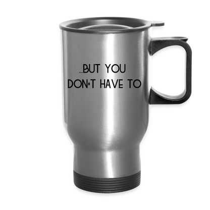 YUS Golf Travel Mug - silver