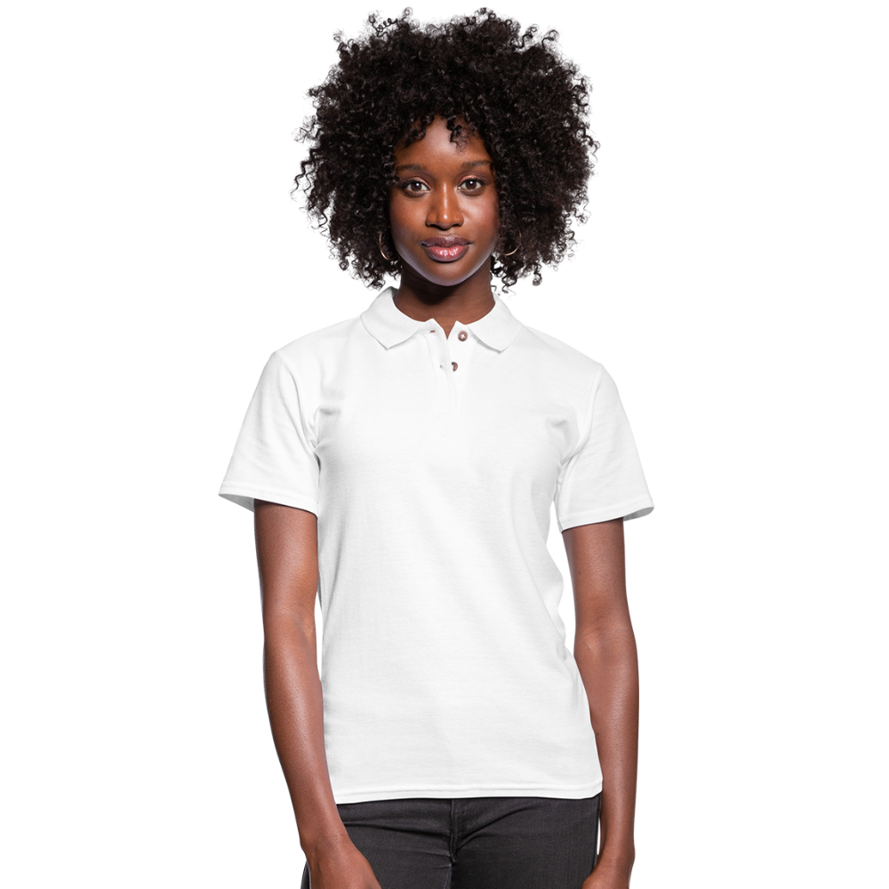 YUS Golf Women's Pique Polo Shirt (Light Colors) - white