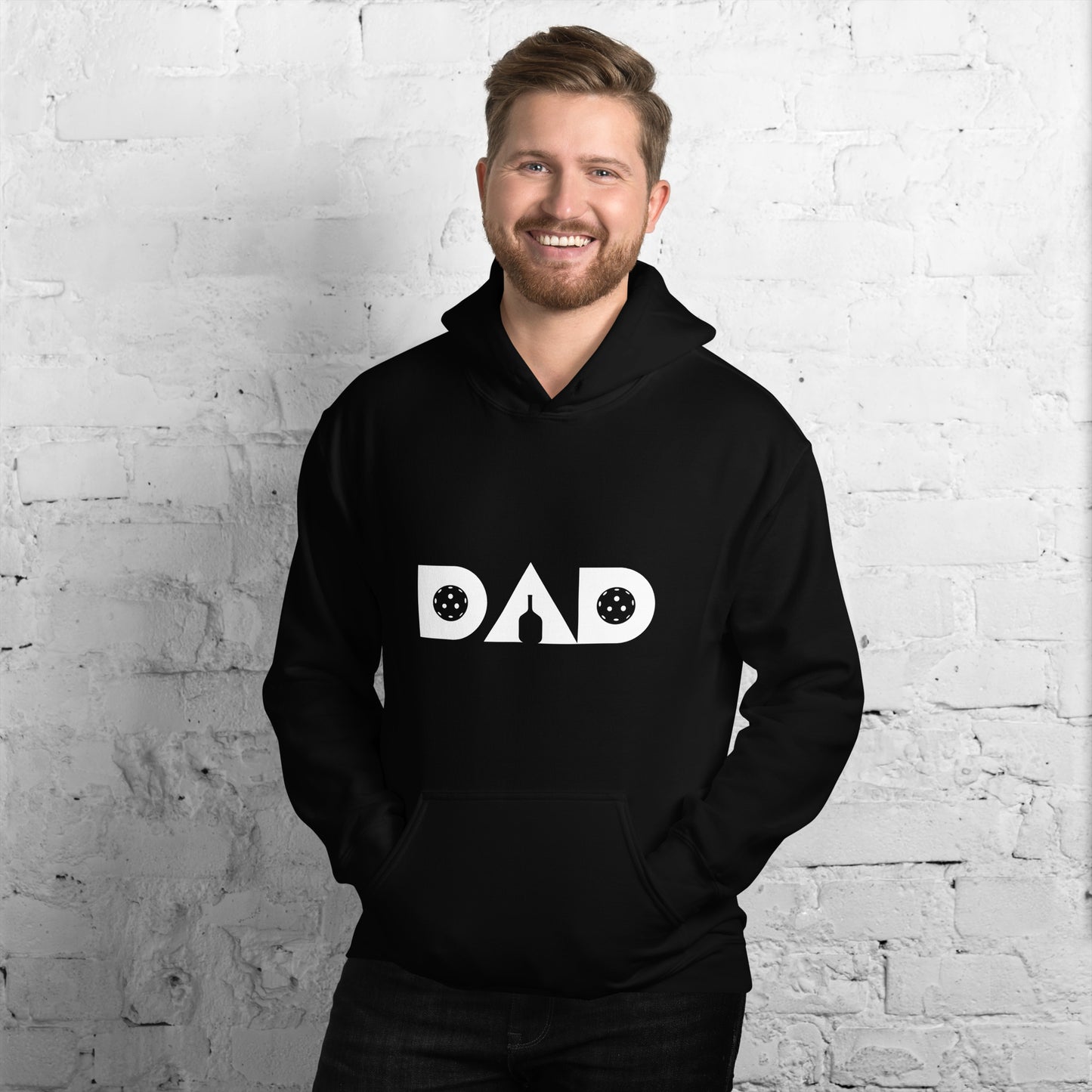 Pickleball DAD Fleece Hoodie