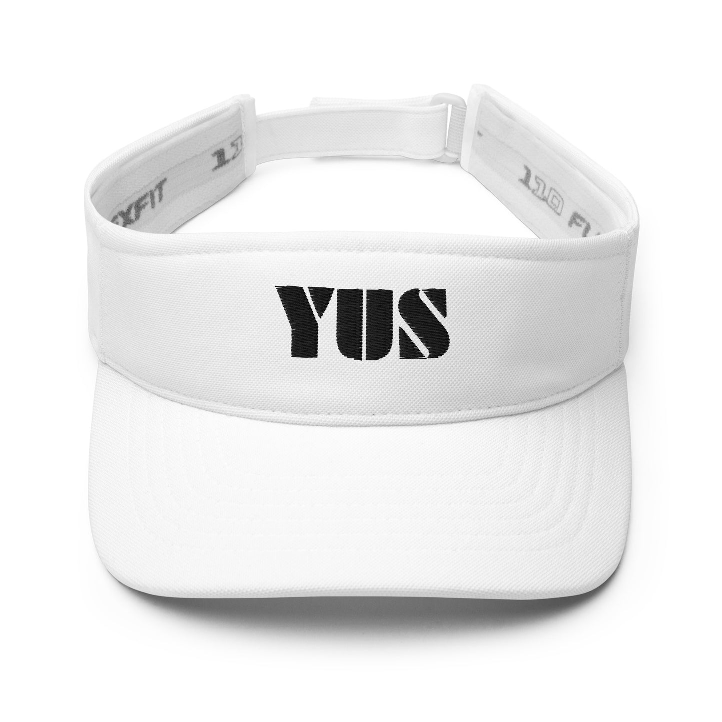 YUS Golf White Visor