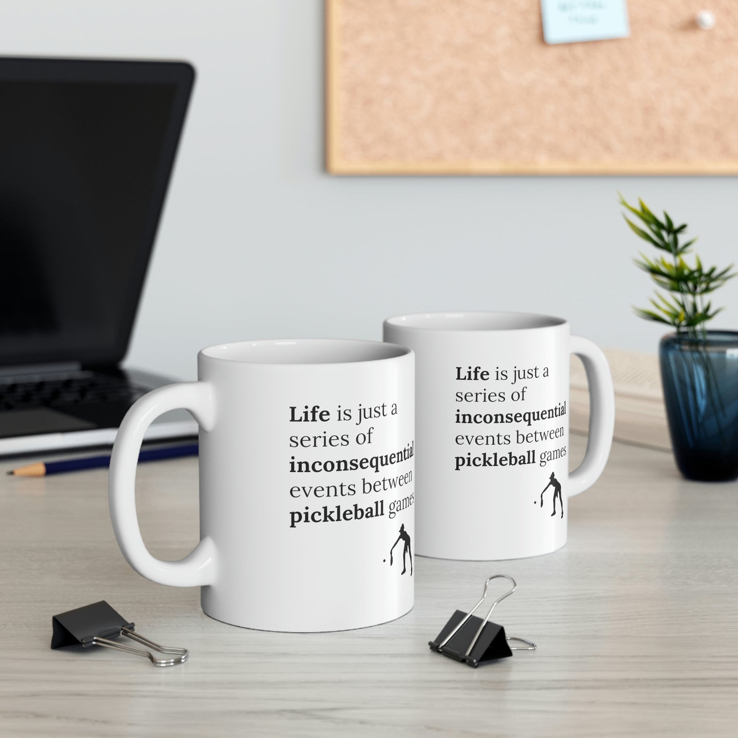 Life is Just Pickleball Mug 11oz