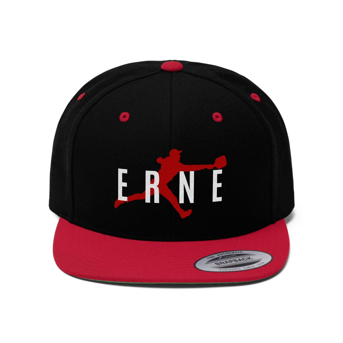 ERNE Dude Flat Brim Snapback Hat