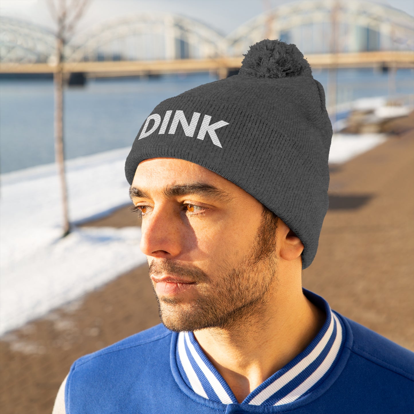 DINK Pom Pom Beanie