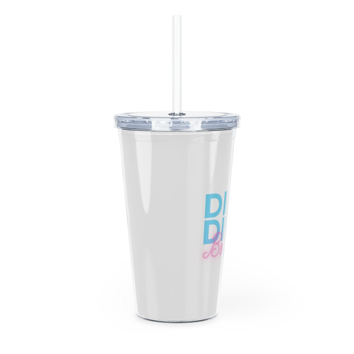 Dink Dink Boom Plastic Tumbler with Straw