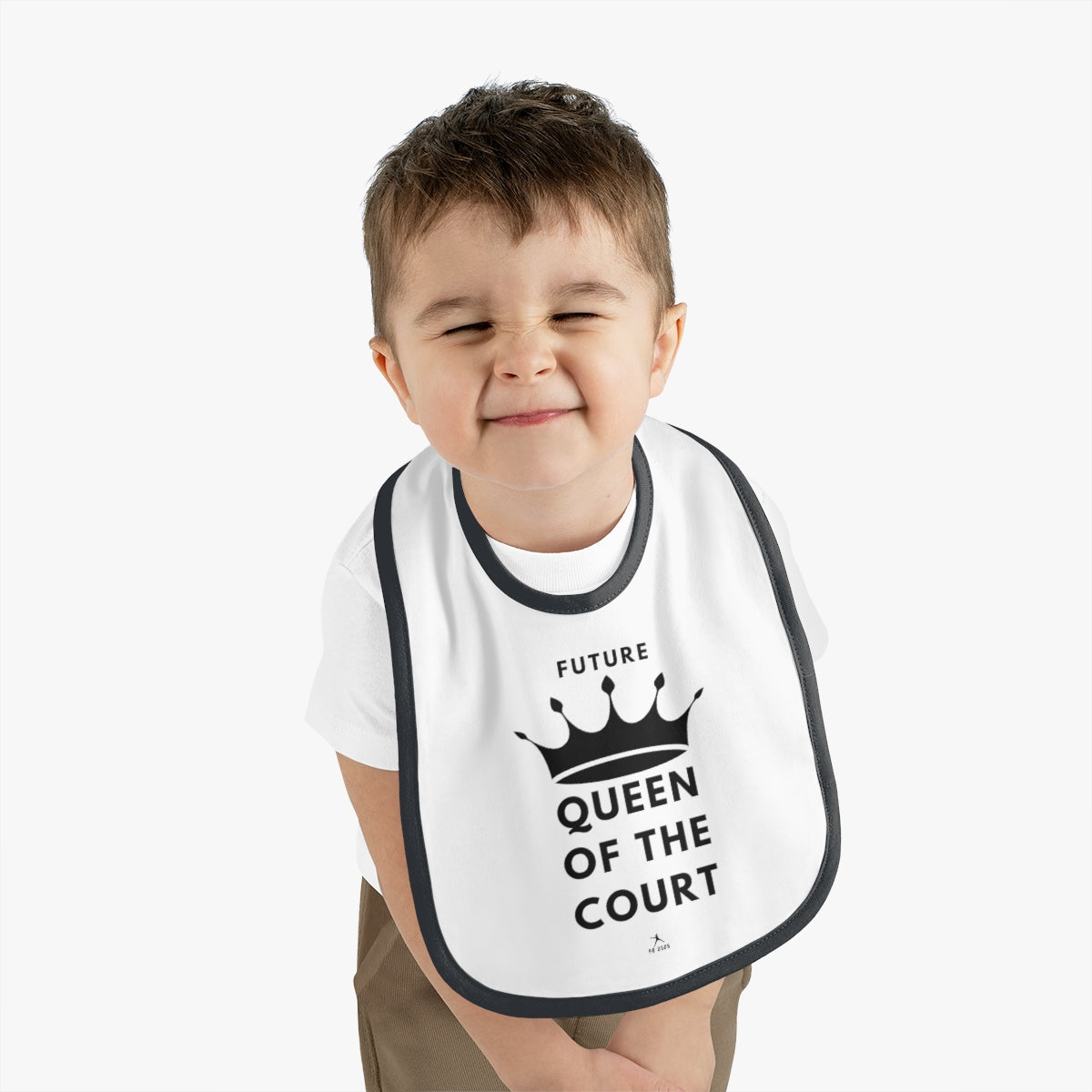 Queen of the Court Baby Bib