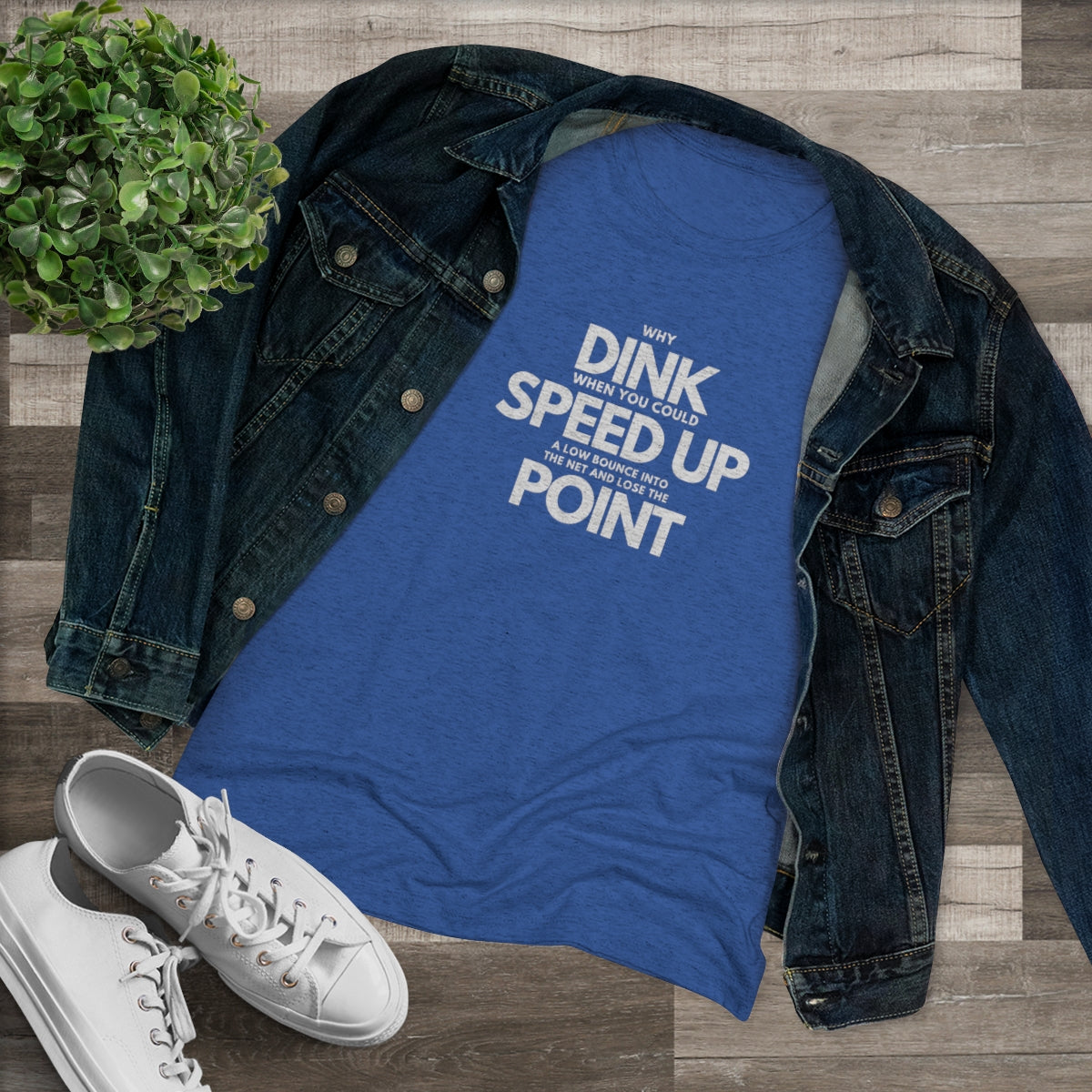 Dink, Speed, Point Women's Triblend Tee