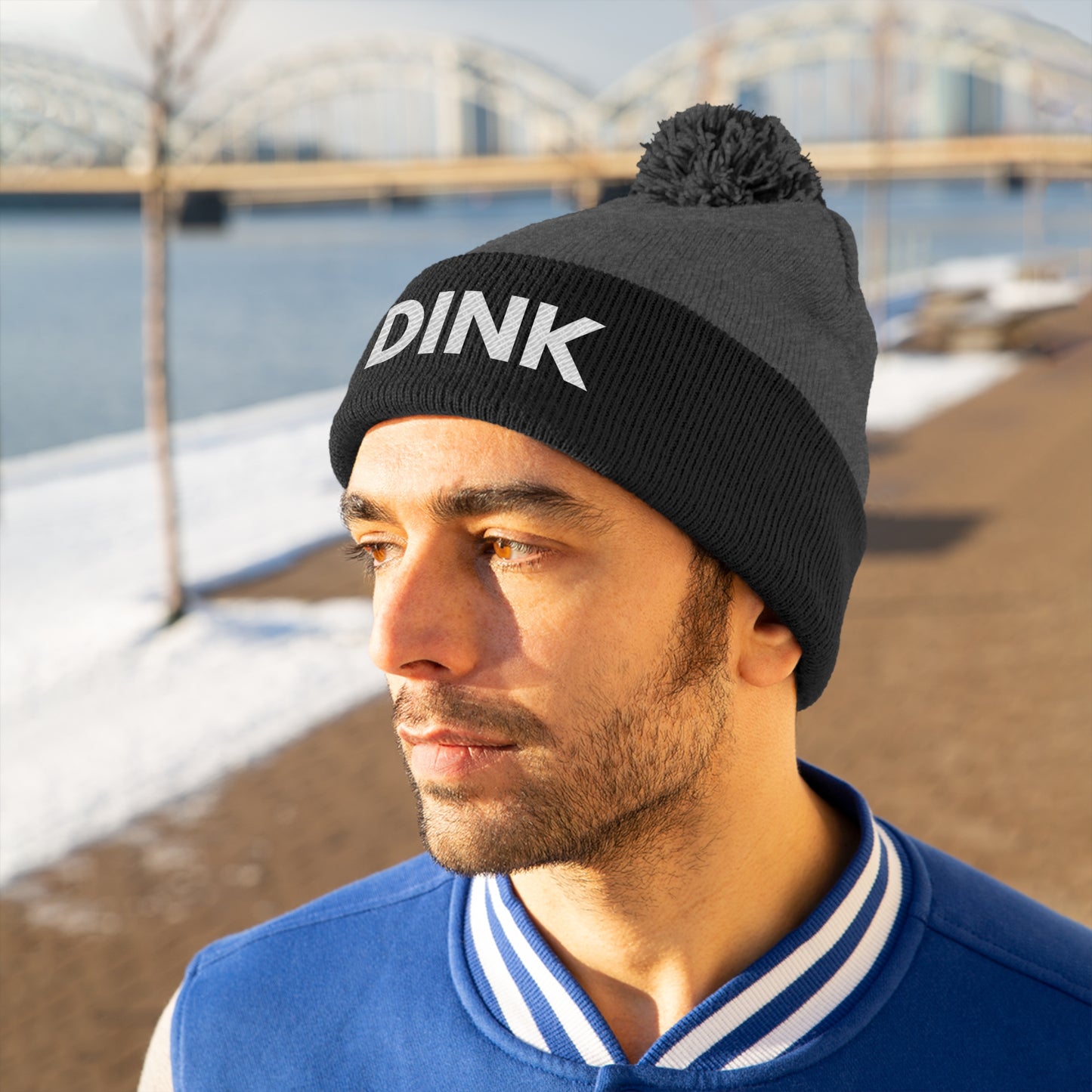 DINK Pom Pom Beanie