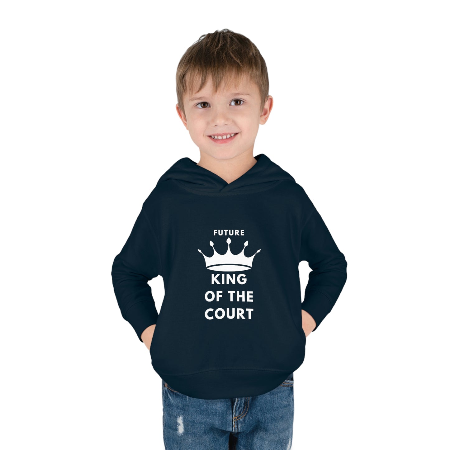 King of the Court Toddler Pullover Fleece Hoodie