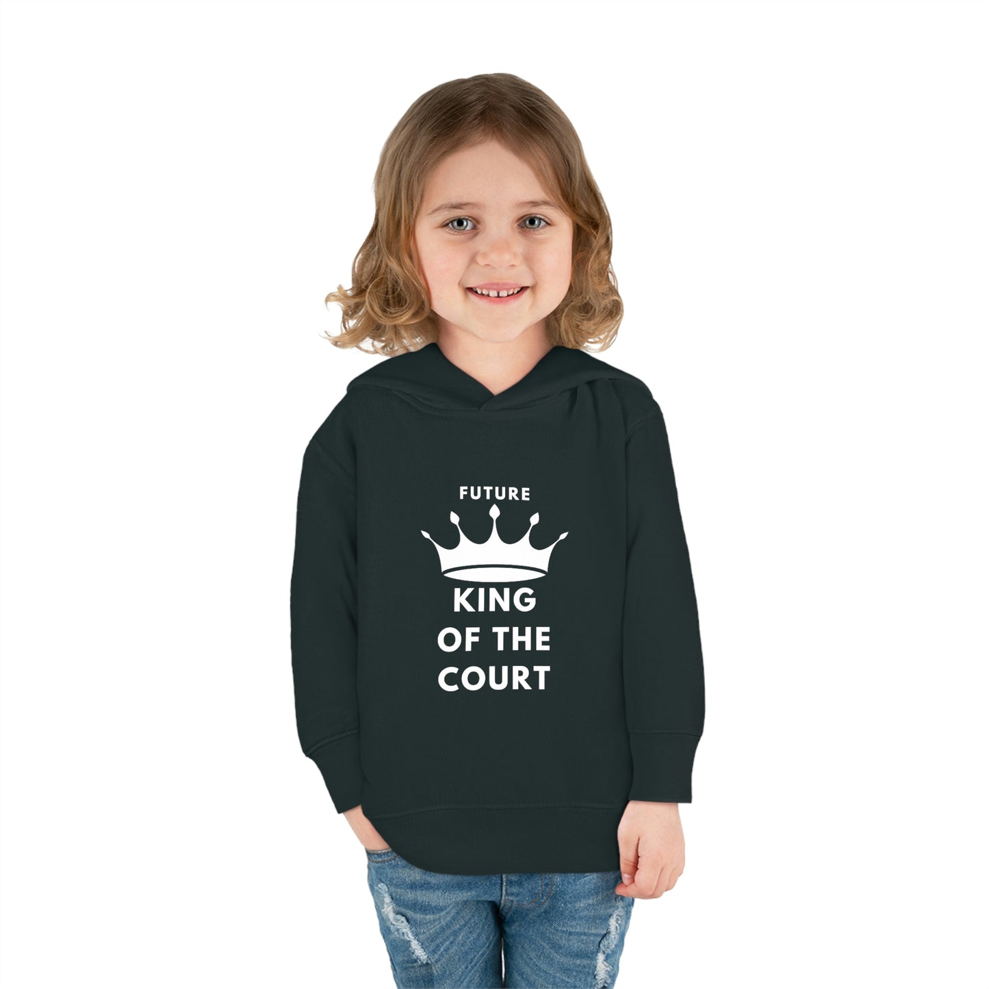 King of the Court Toddler Pullover Fleece Hoodie