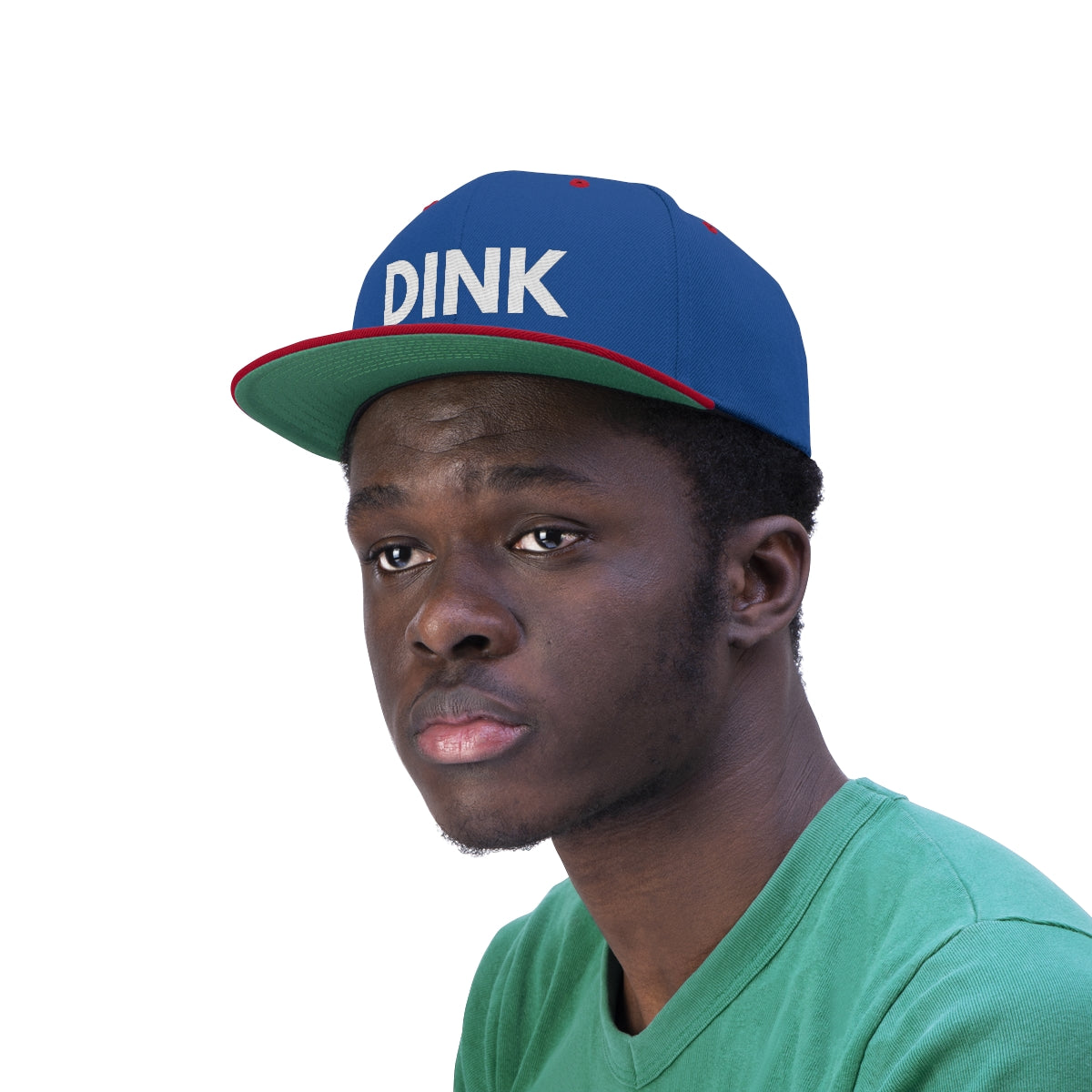 DINK Flat Brim Snapback Hat