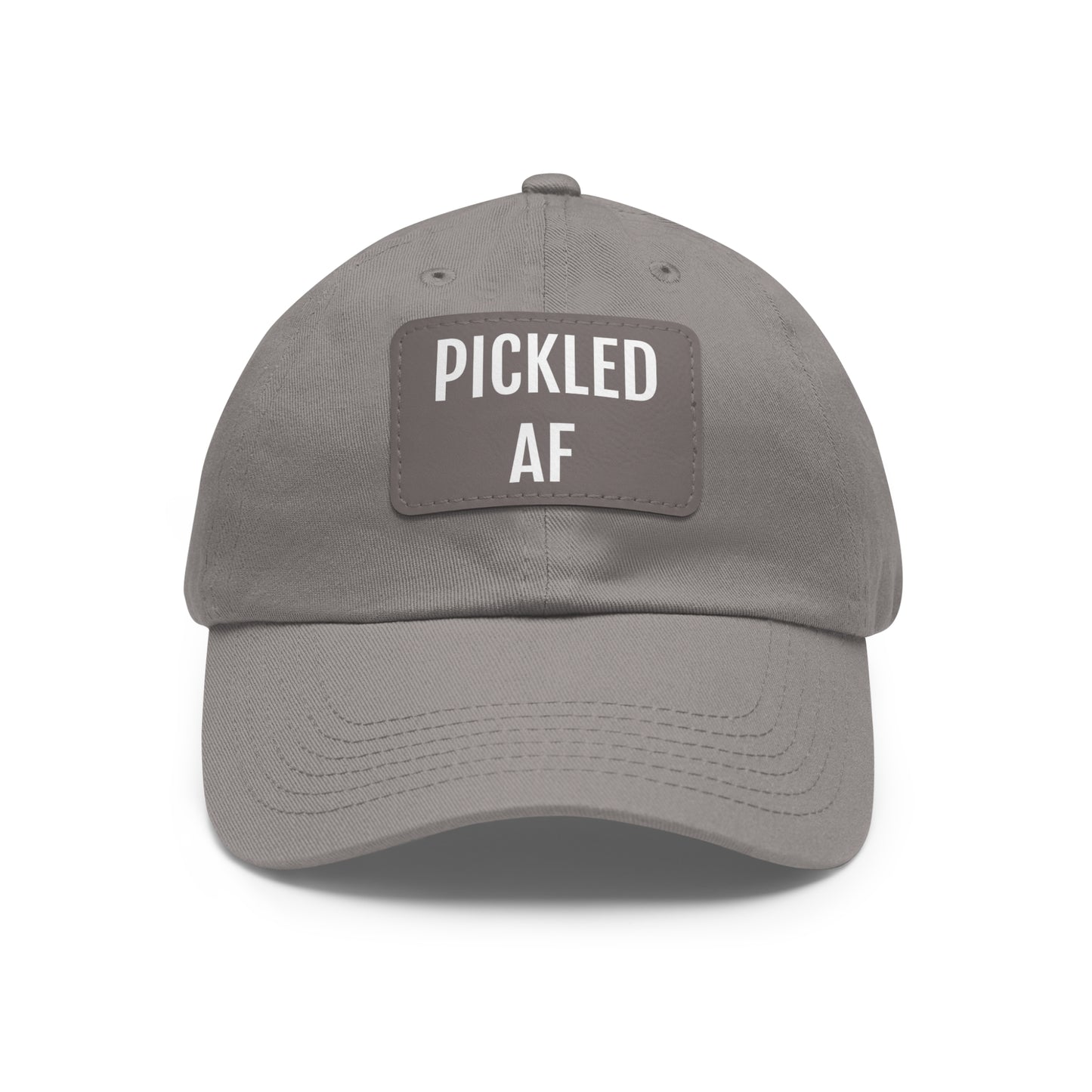 Pickled AF Hat with Leather Patch