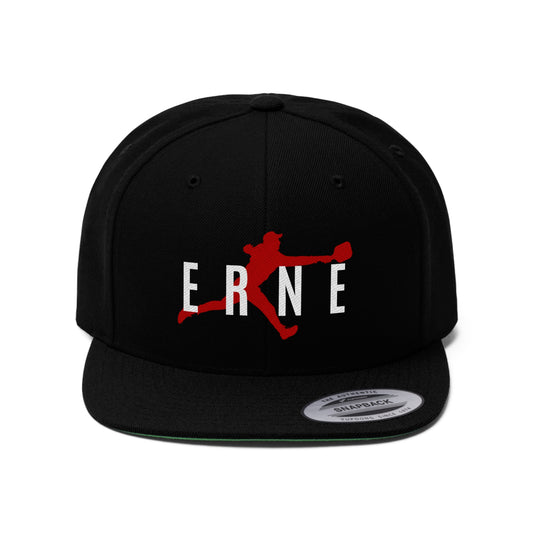 ERNE Dude Flat Brim Snapback Hat