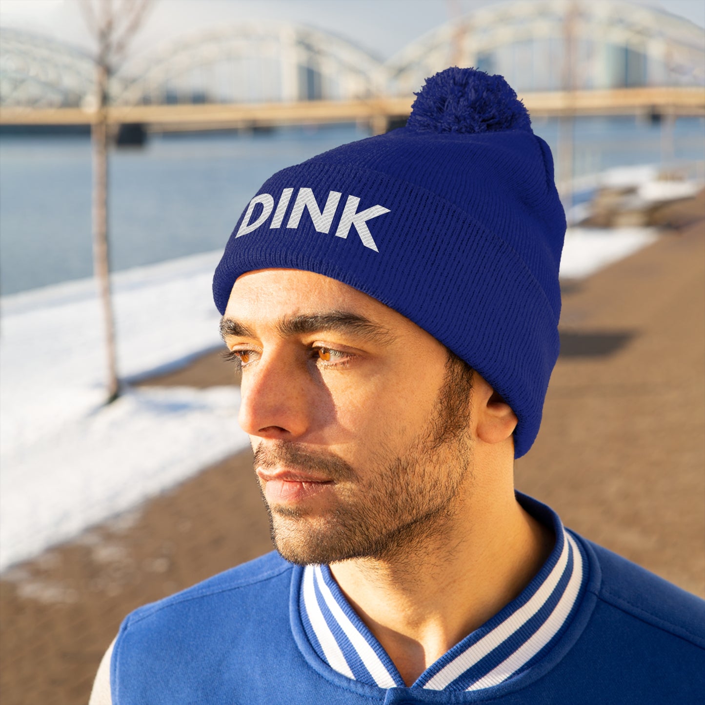 DINK Pom Pom Beanie