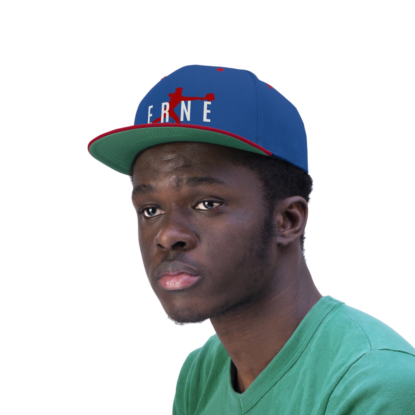 ERNE Dude Flat Brim Snapback Hat