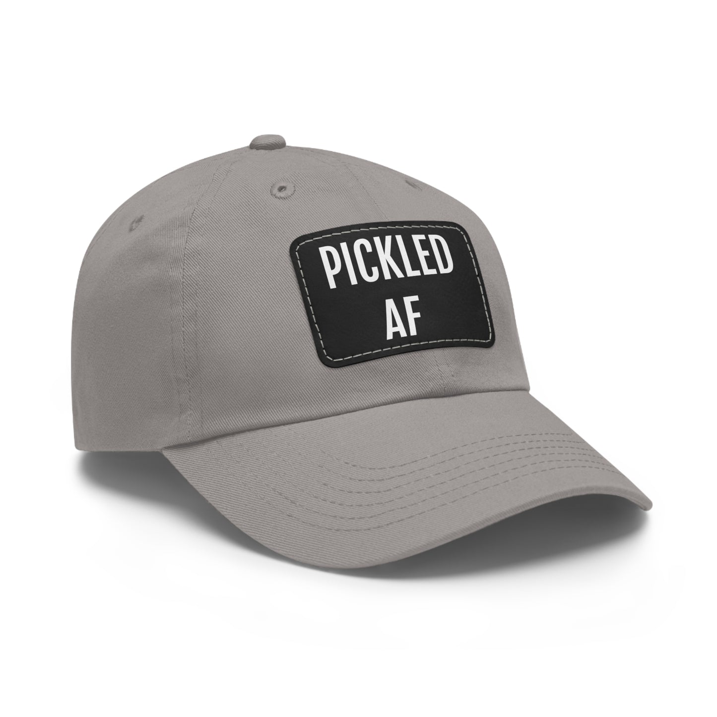 Pickled AF Hat with Leather Patch