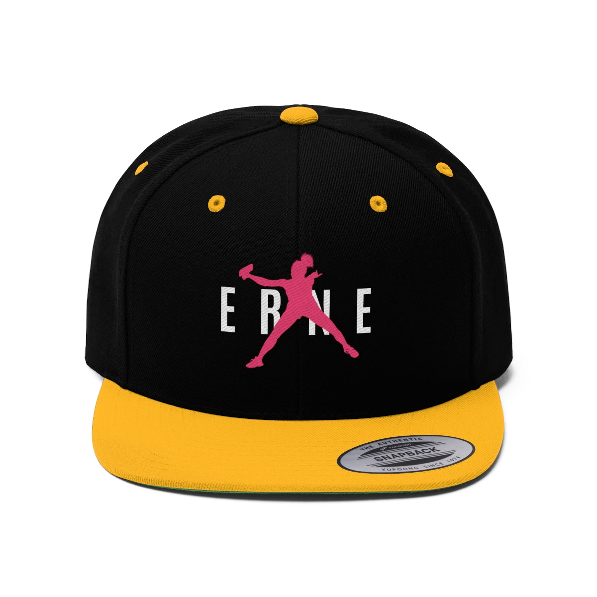 ERNE Flat Brim Snapback Hat