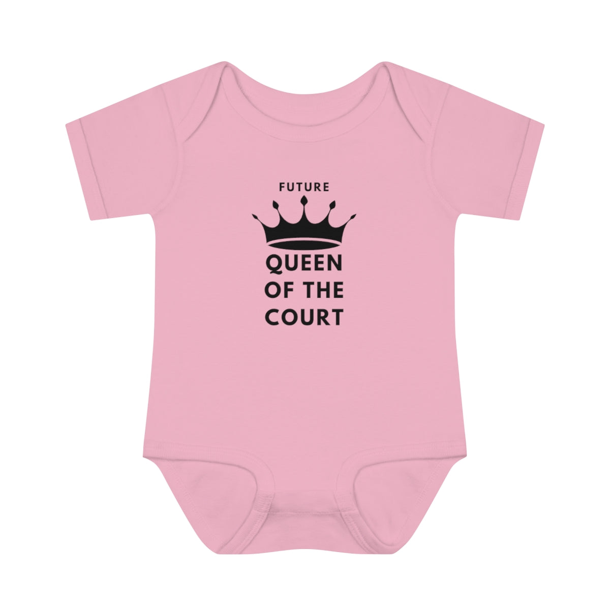 Queen of the Court Infant Baby Rib Bodysuit