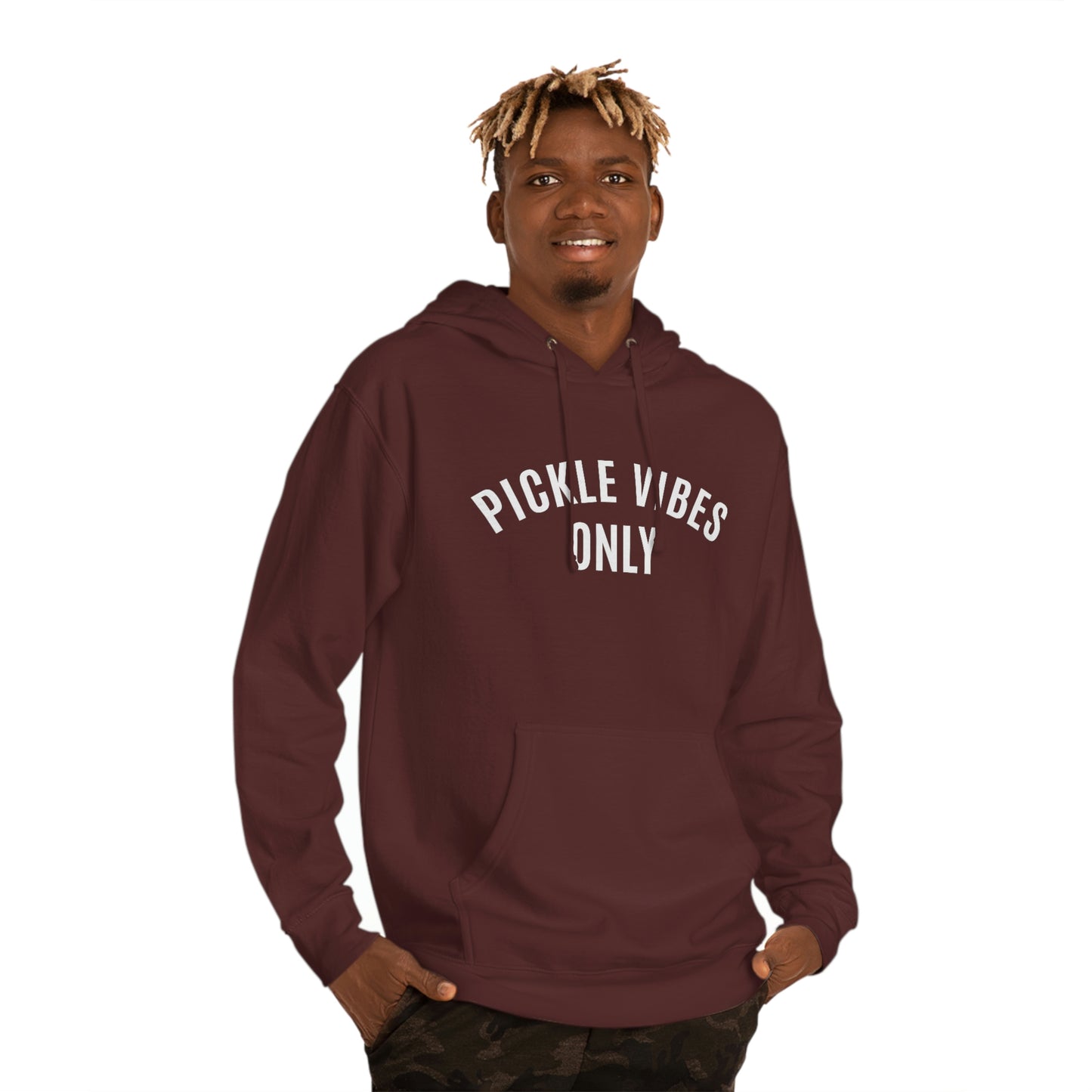 Pickle Vibes Unisex Hooded Sweatshirt - Dark Colors