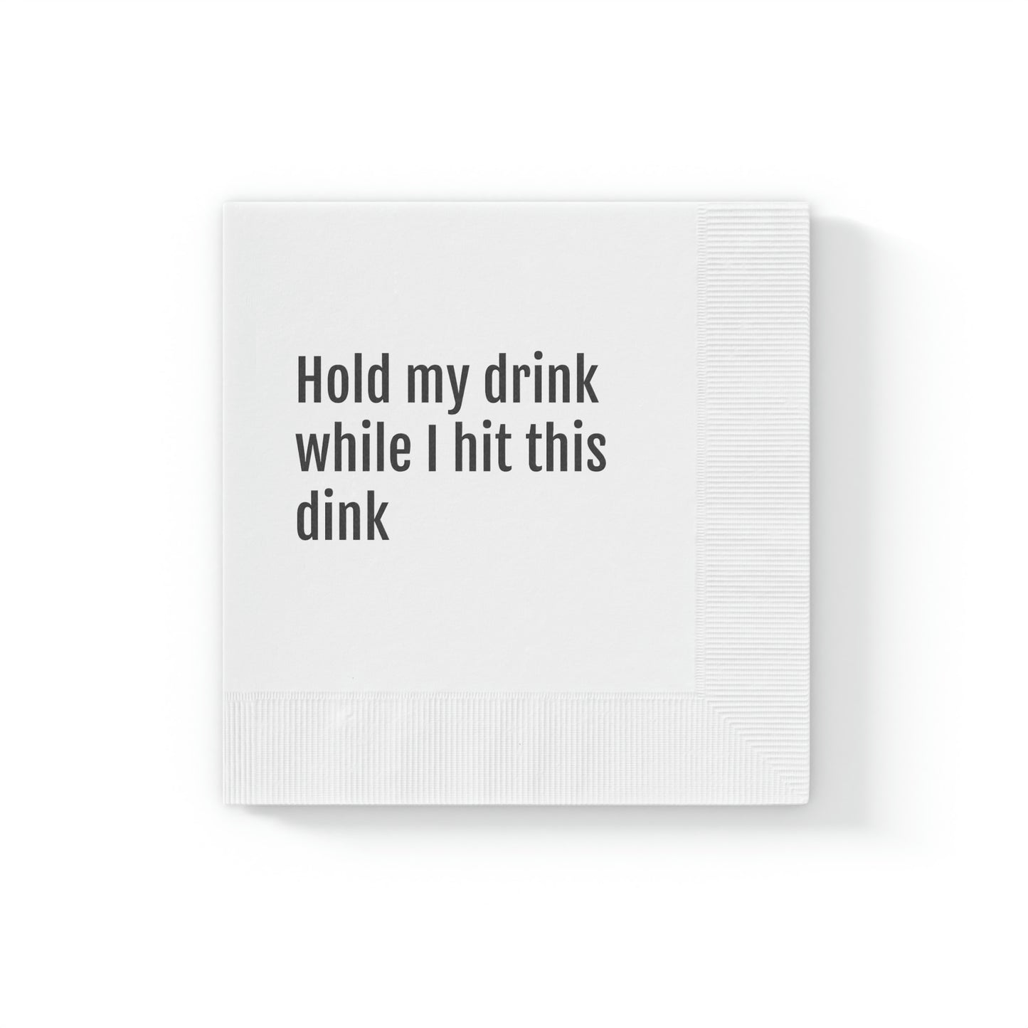 Pickleball Cocktail Napkins - Hold my Beer