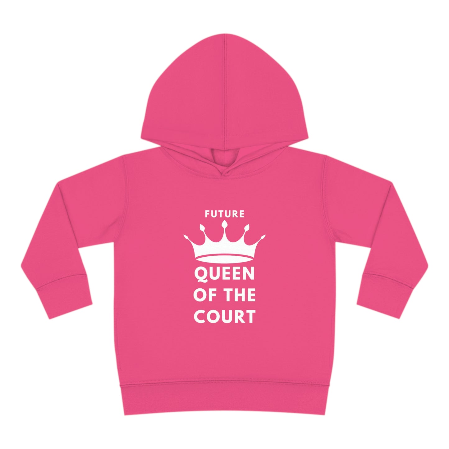 Queen of the Court Toddler Pullover Fleece Hoodie