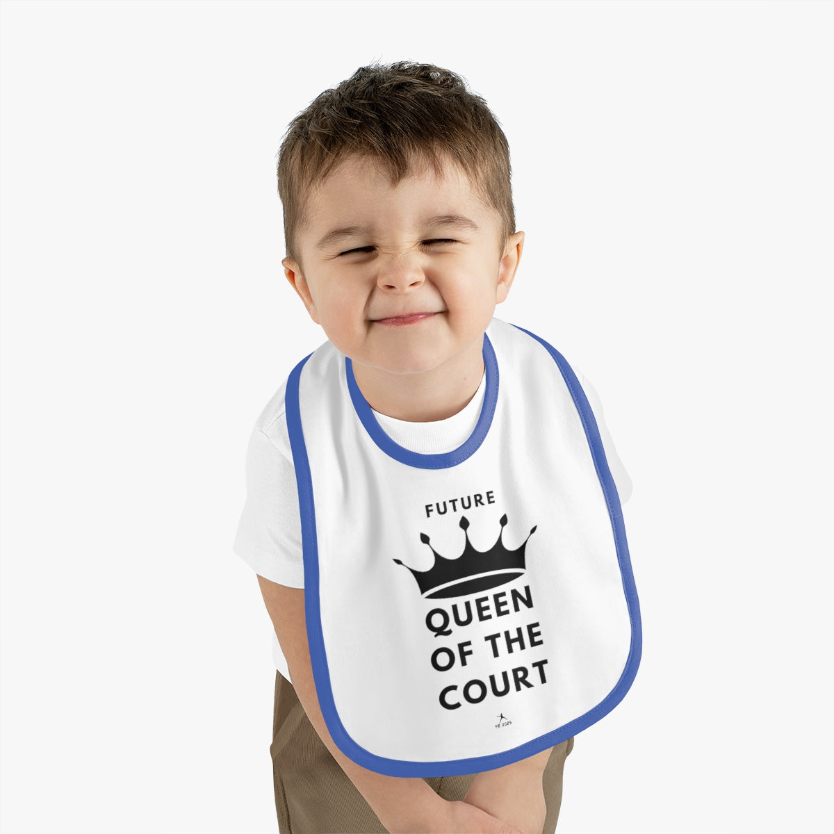 Queen of the Court Baby Bib