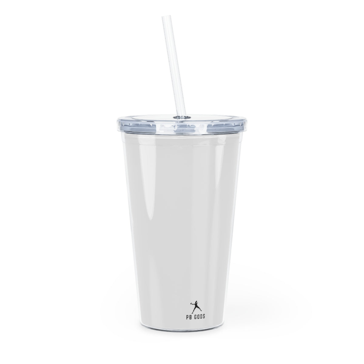 Dink Therefore I Drink Plastic Tumbler with Straw