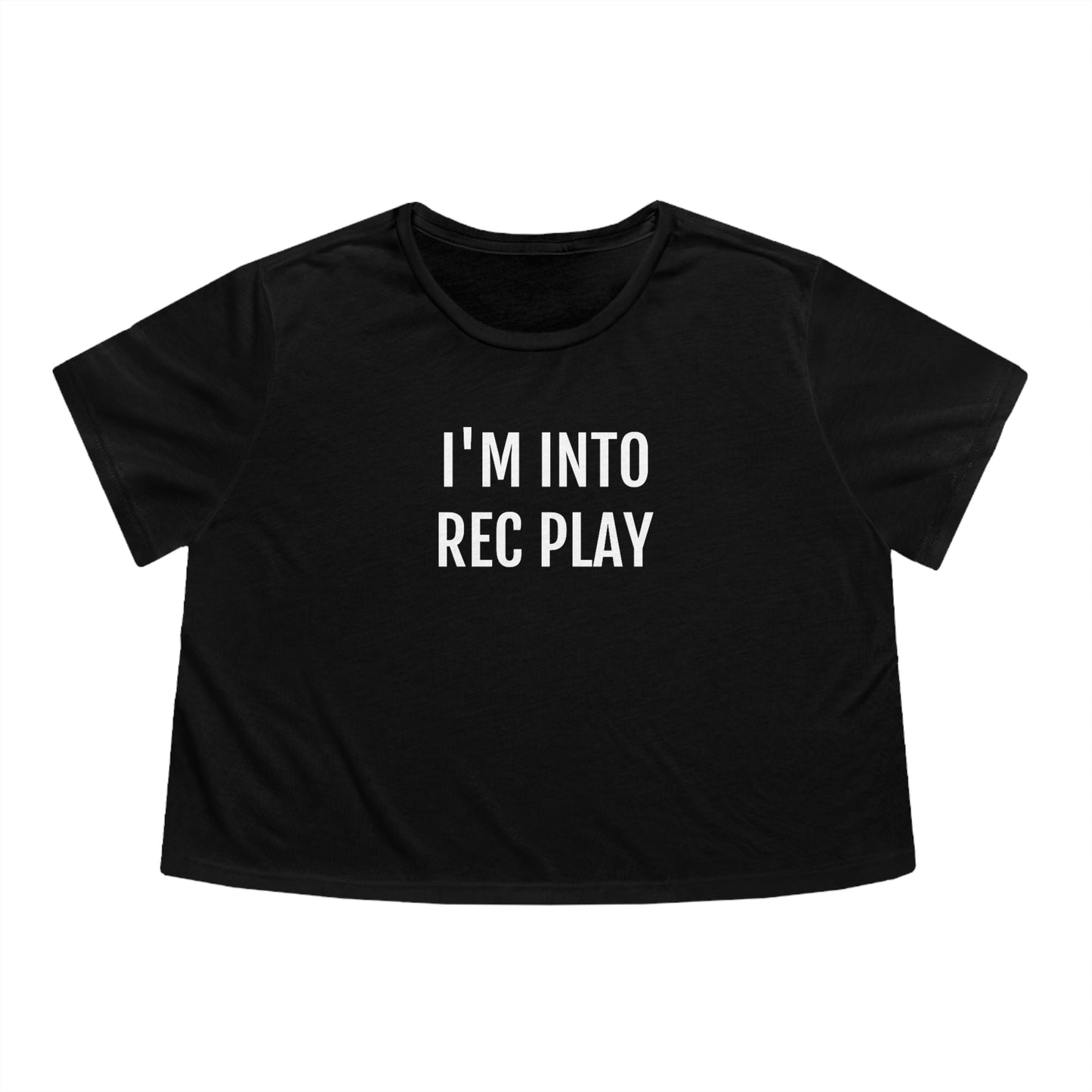 I'm Into Rec Play Women's Flowy Cropped Tee