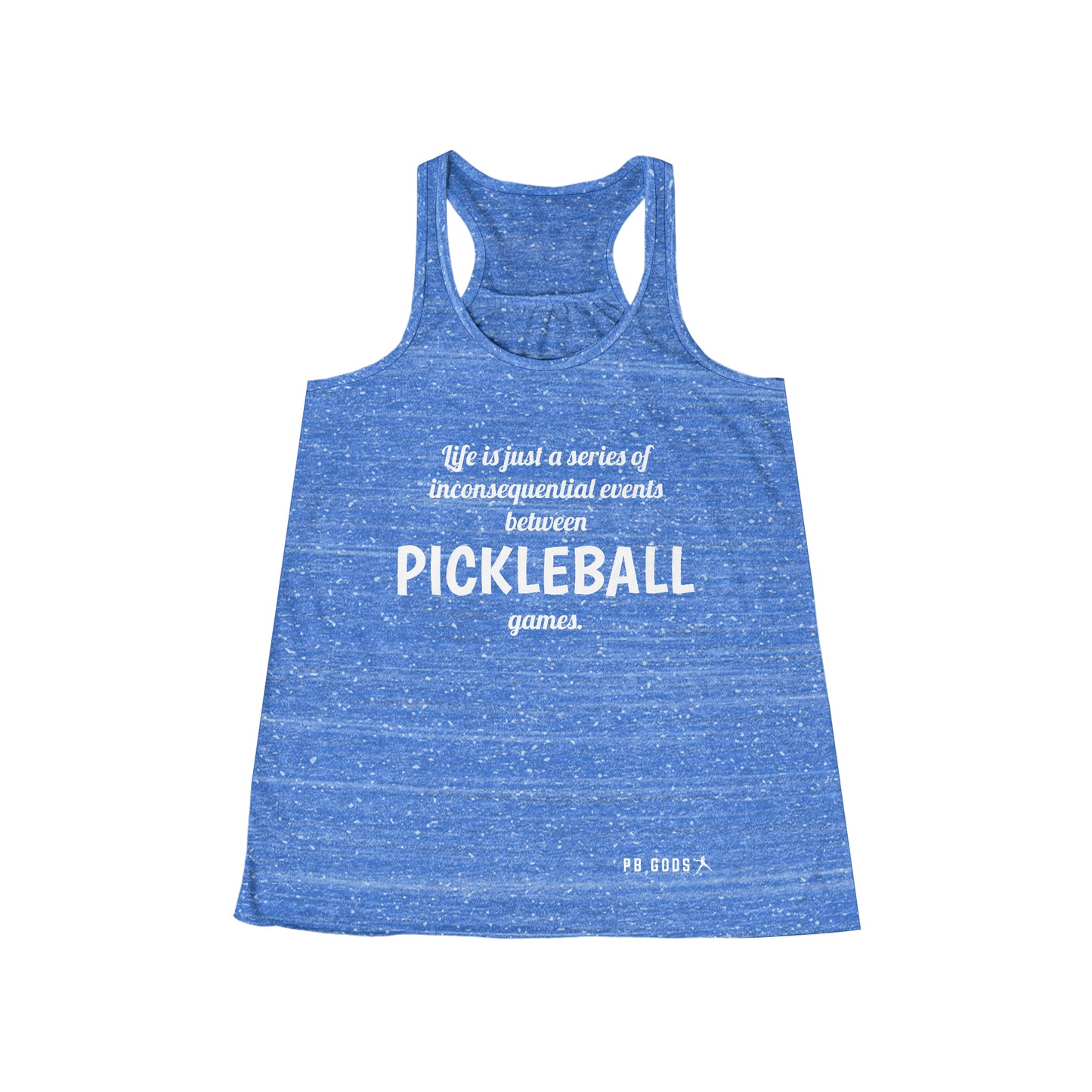 Inconsequential Events Between Pickleball Women's Flowy Racerback Tank