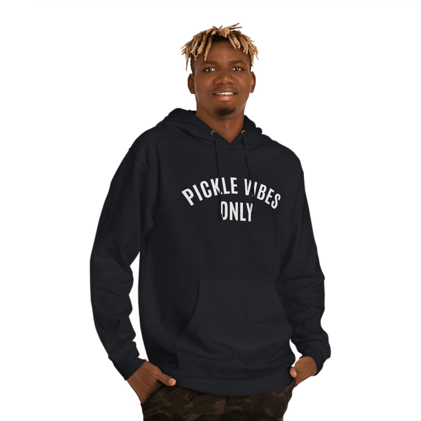 Pickle Vibes Unisex Hooded Sweatshirt - Dark Colors