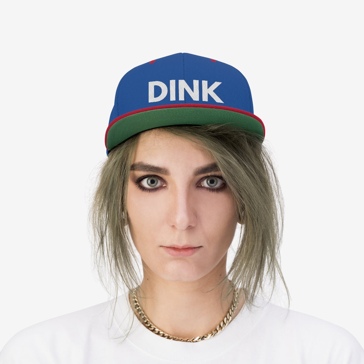 DINK Flat Brim Snapback Hat